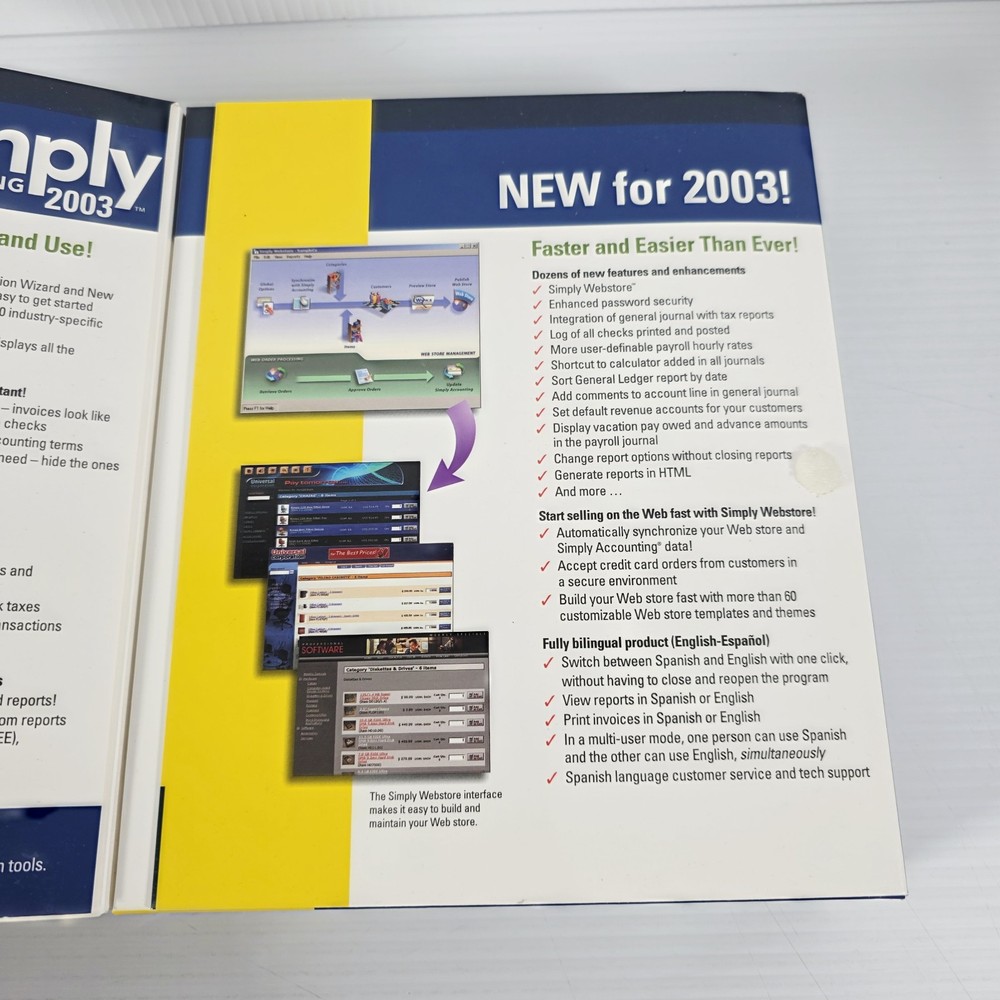 Simply Accounting 2003 Basic - Pc Software - Brand New Sealed