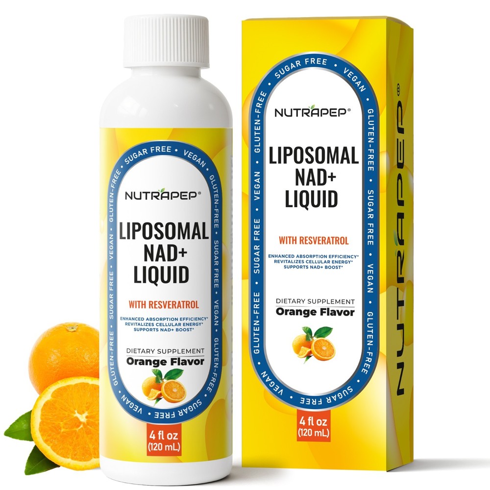NutraPep NAD+ Liquid Supplement - Liposomal NAD+ Boost