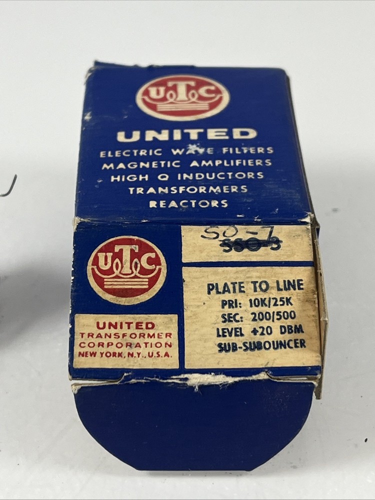 UTC SO-7 Magnetic Amplifier Transformer