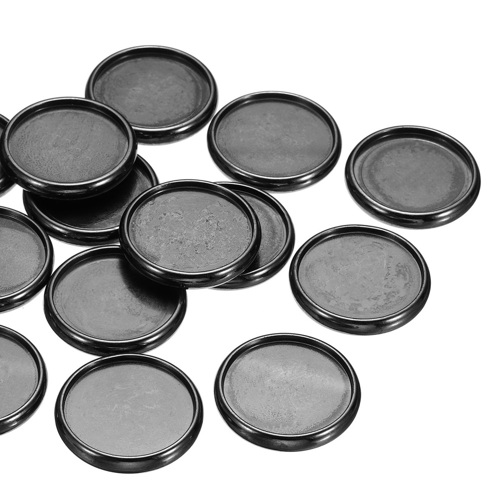 28mm Book Binding Discs 22pcs Discbound Expansion Discs Plating Round, Black