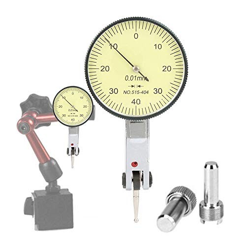 Dial Test Indicator, Lever Test Indicator Aluminum Dial Gauge Meter Tool for