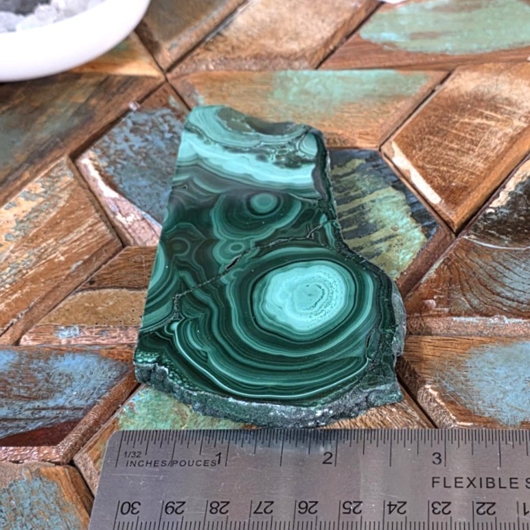 GENUINE Malachite Slab #2- WYSIWYG