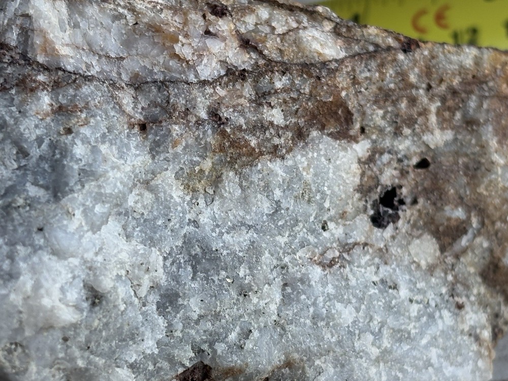 az gold silver copper ore specimen in quartz 4”