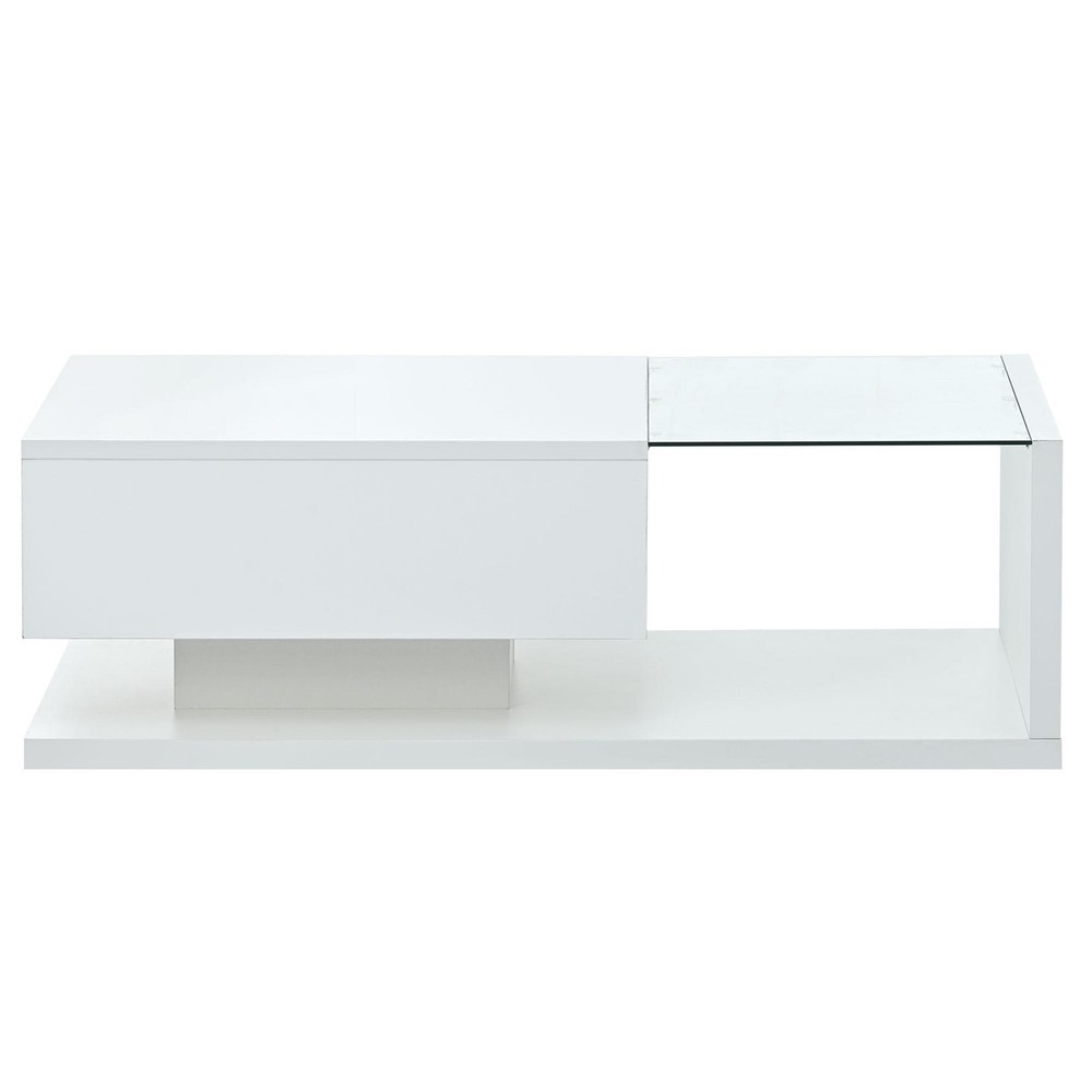 Vinsetto Coffee Table with Tempered Glass