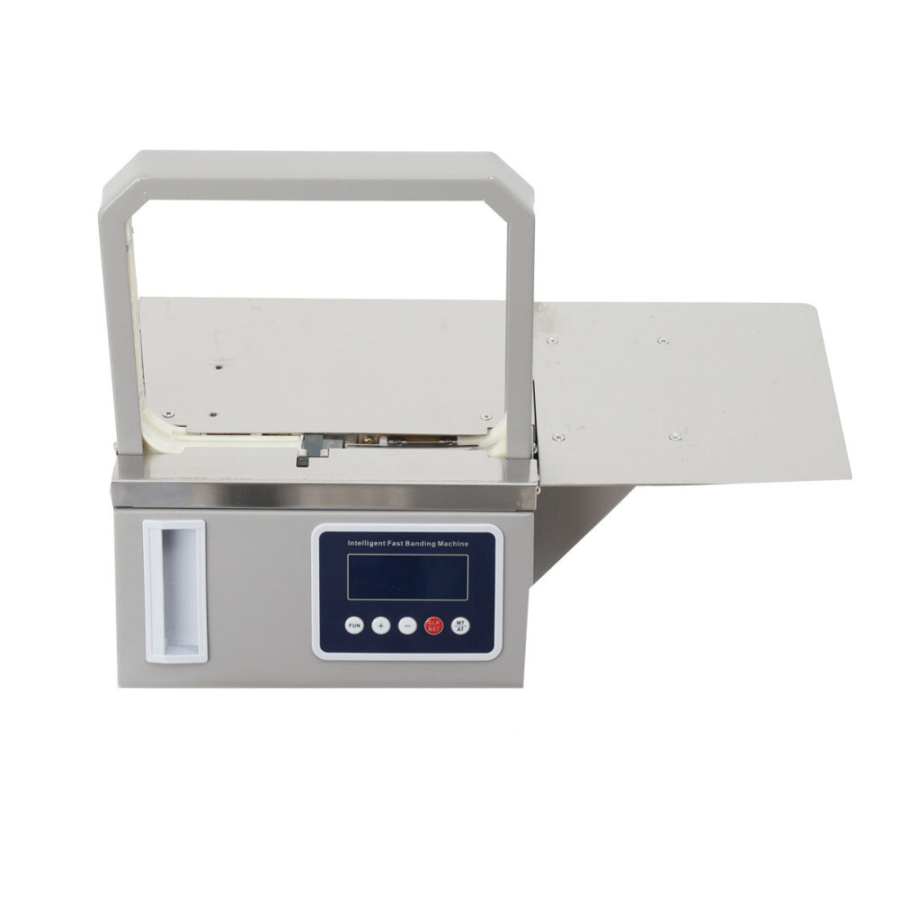 Small Automatic OPP Tape Bundling Machine Supermarket Vegetable Packer Strapping
