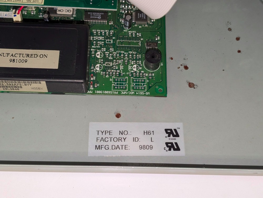 IBM Aptiva Type 2153 E2U beige desktop computer from 98; tested powers on; wiped