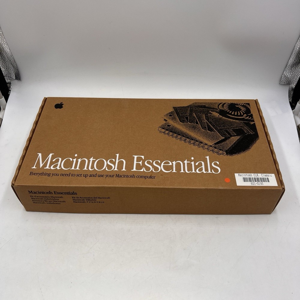 Vintage* BOX ONLY*  1992 Macintosh Essentials From Apple Computers