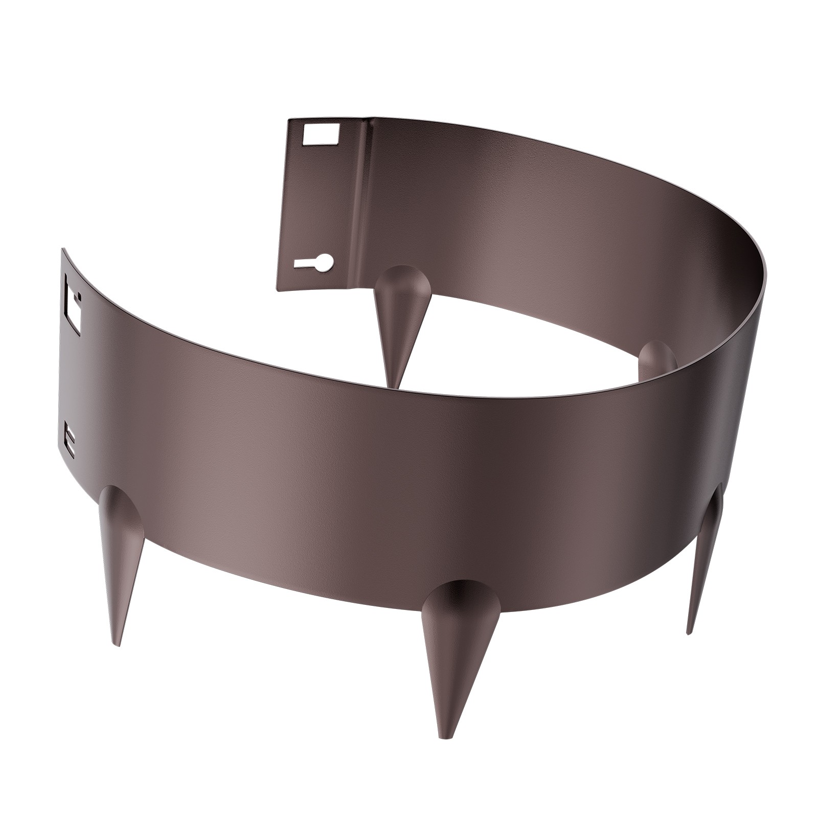 Steel Landscape Edging 5 Packs 39 x 5in Rust-Resistant Edging Border Brown