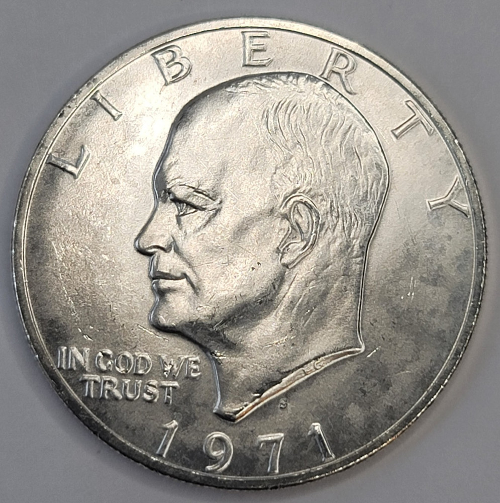 1971 S Eisenhower Uncirculated 40% Silver Dollar