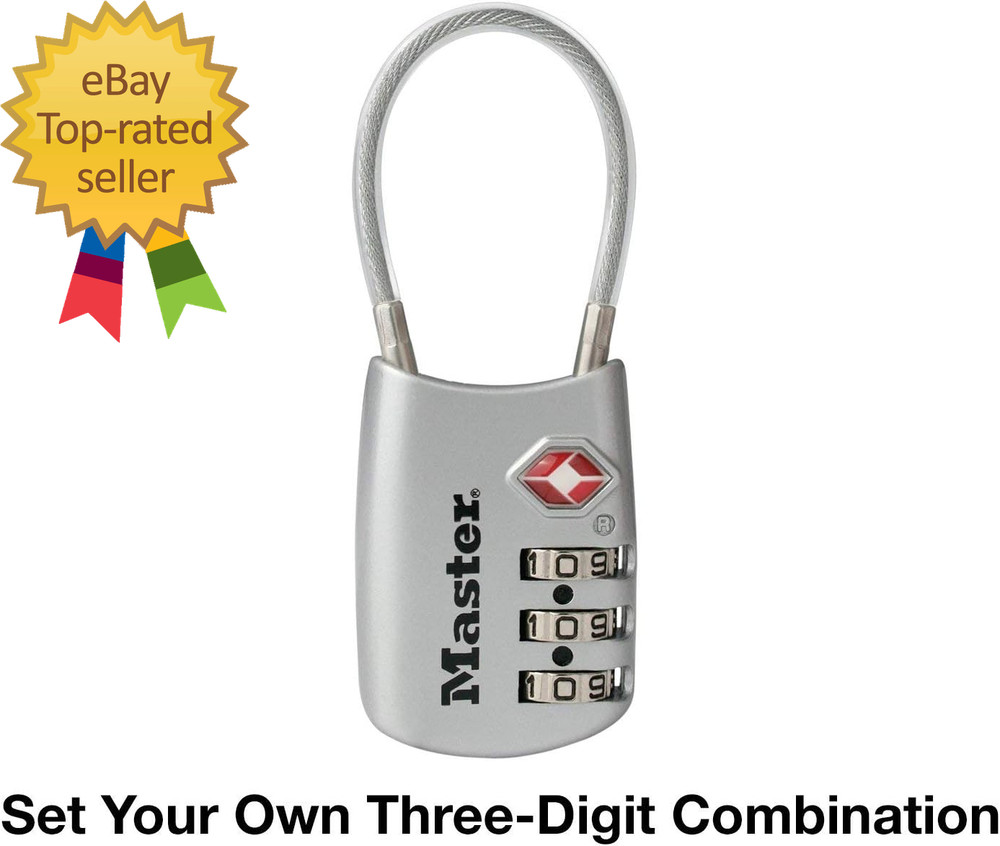 TSA Set Your Own Combination Luggage Lock, TSA Approved Lock with Code for Lugga