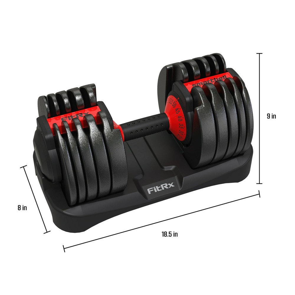 Dumbbell Weights Set 5-52.5Lbs Quick-Select Adjustable Compact Training Rack Set