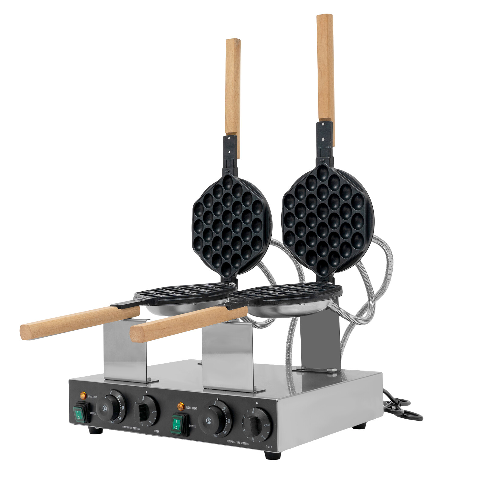 Double-head Commercial Waffle Making Machine Honeycomb Egg Waffle Making Machine