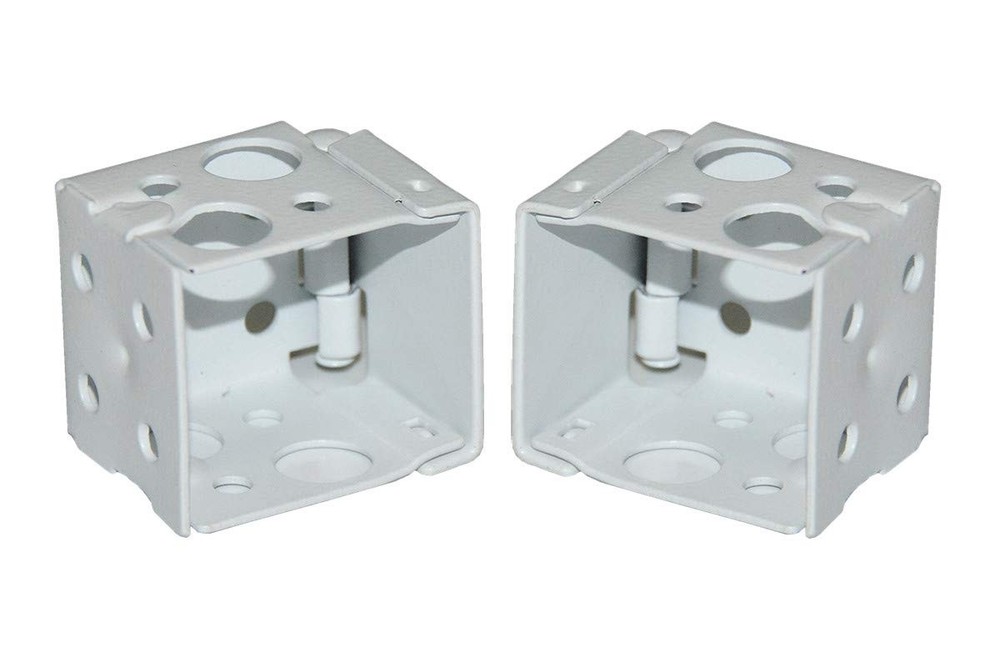 Box Mounting Bracket 1set for 1" Mini Blinds White Color Window Blinds