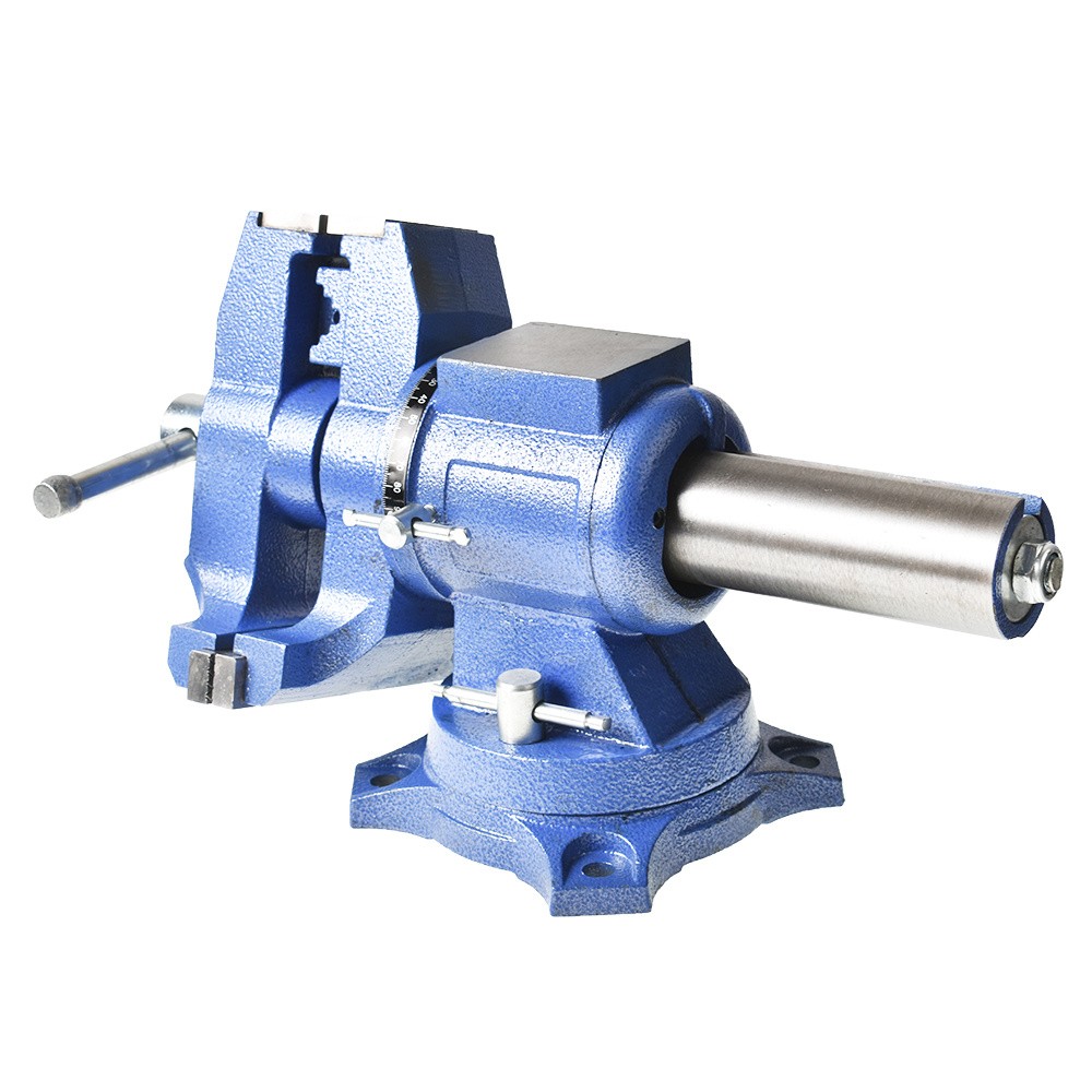 6" Multi-Purpose Rotating Bench Vise Heavy Duty With 360 Degree Swivel Base