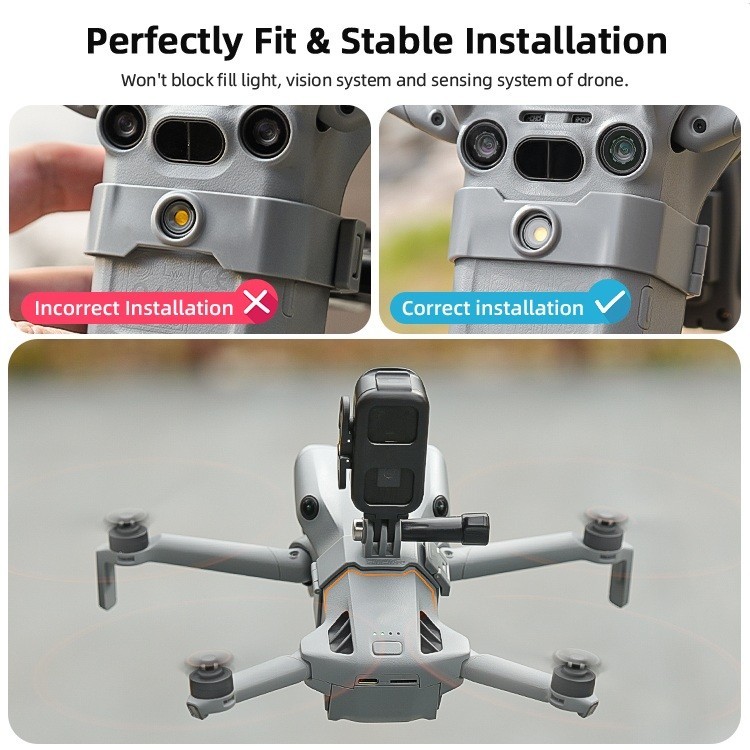 Action Camera Mounting Bracket for DJI Mini 5 Pro