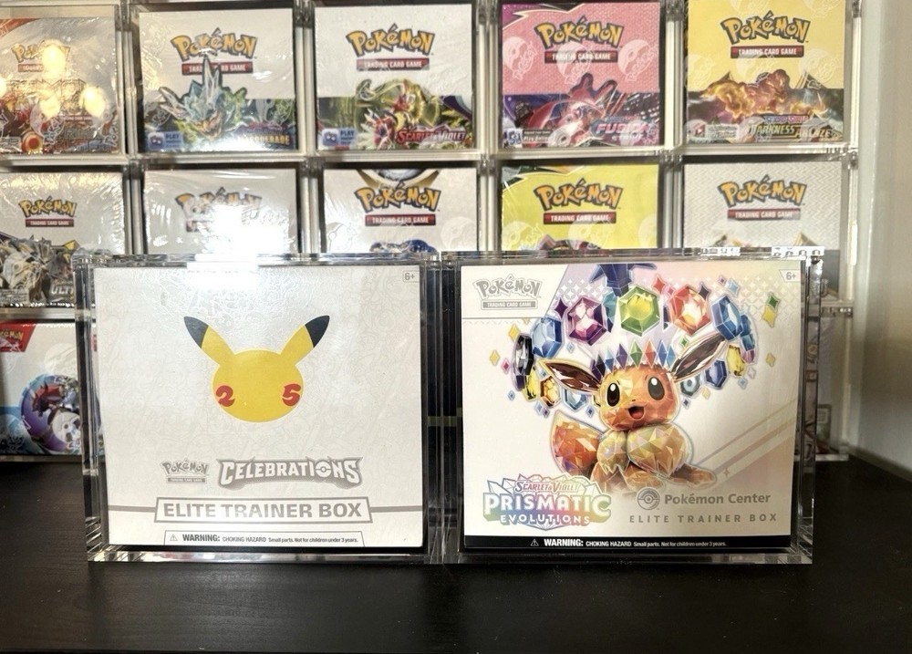 POKEMON ETB DISPLAY MAGNETIC CASE PROTECTOR ELITE TRAINER BOX PREMIUM QUALITY