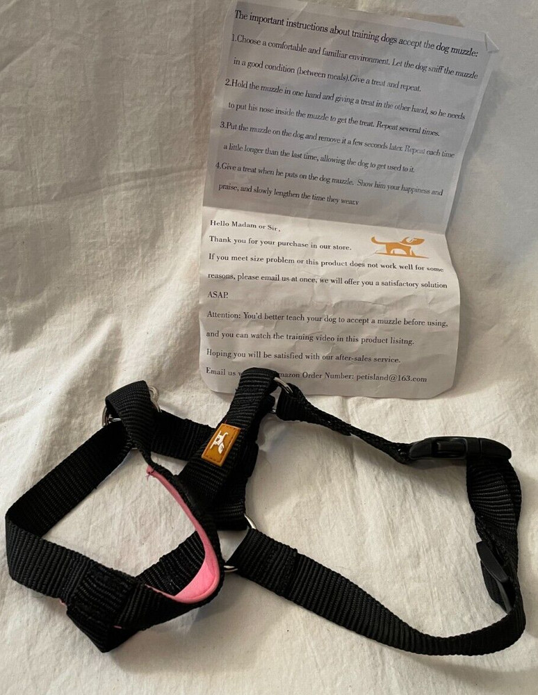 Wintchuk Dog Head Harness & Muzzle Size M