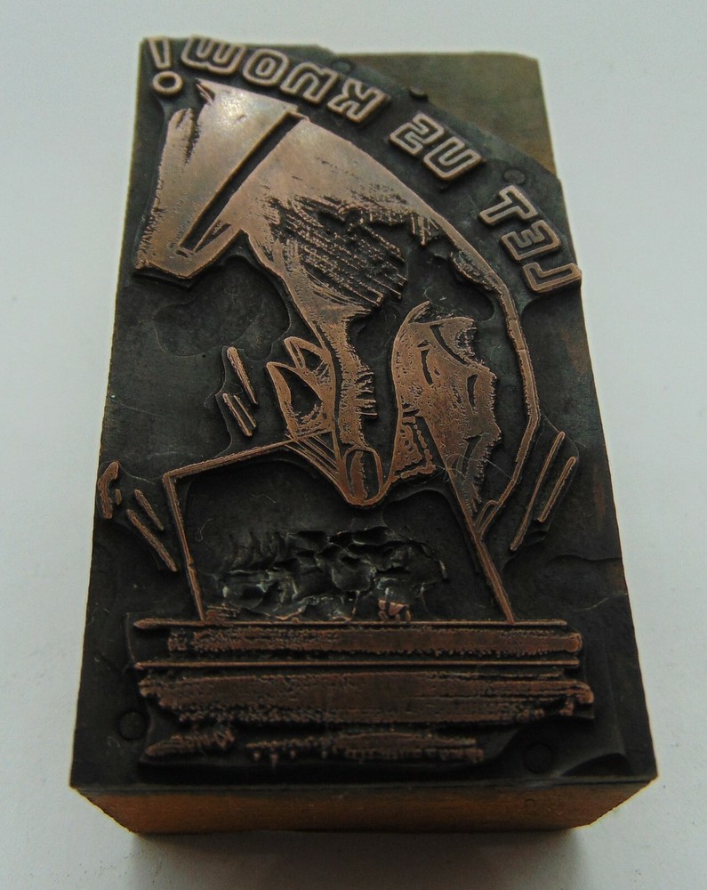 Printing Letterpress Printers Block Let Us Know