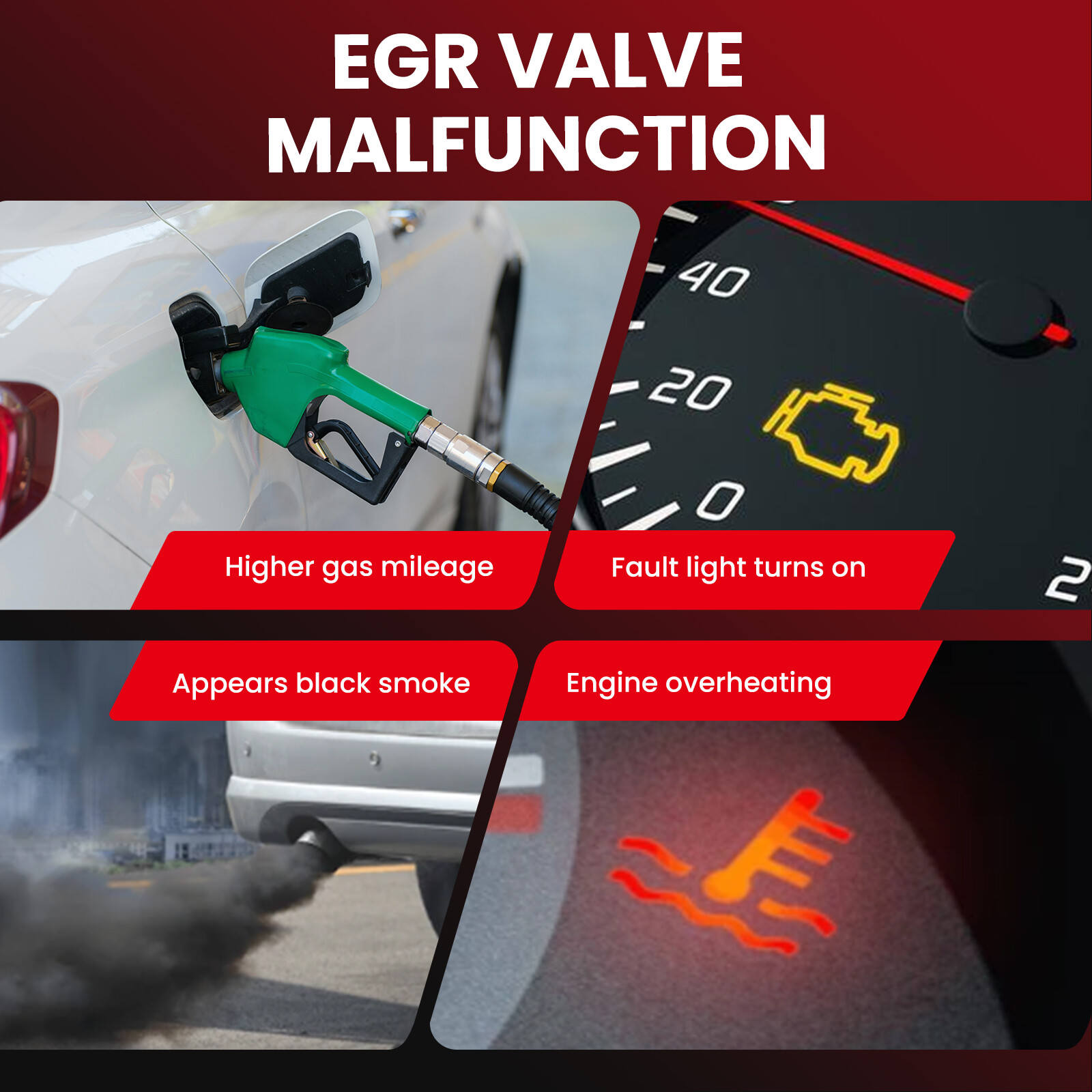 EGR Valve for 01-05 Honda Civic Acura EL SOHC 1.7L 2004 Civic Si SiR DOHC 2.0L