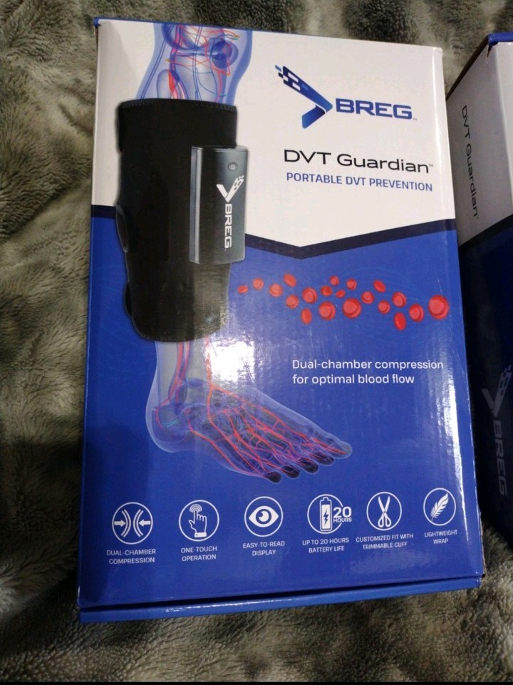 Breg DVT Guardian Portable DVT Prevention Device With Box!!