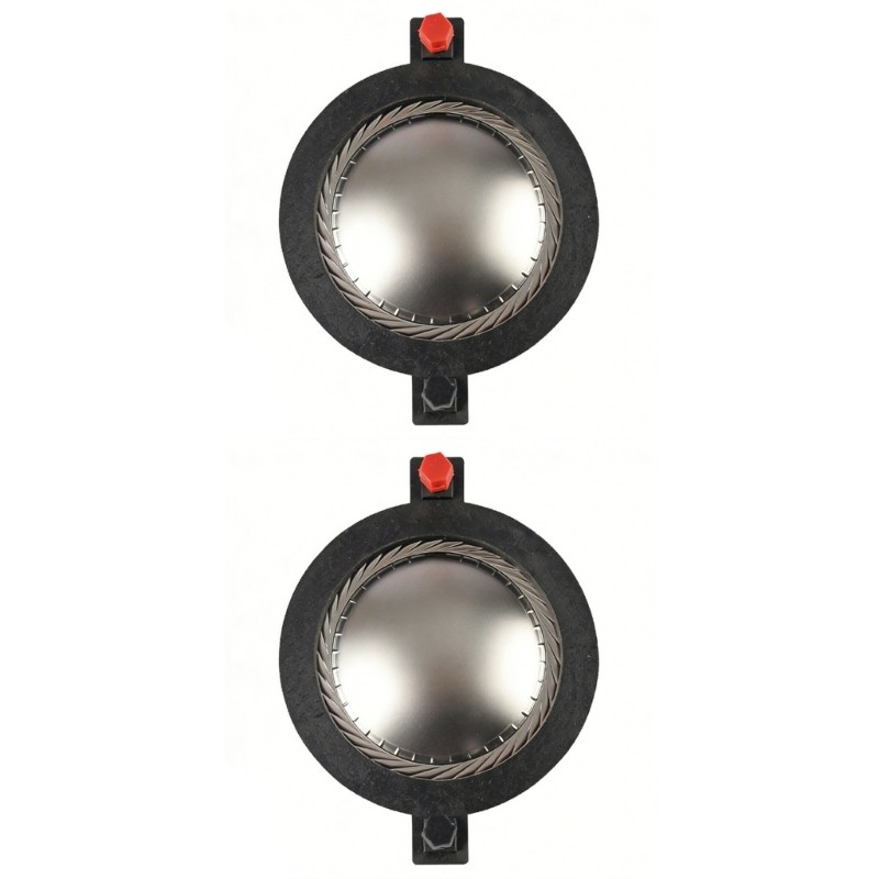 2Pcs Diaphragm Replacement Metal Film Tweeter Consistent Quality Replacement