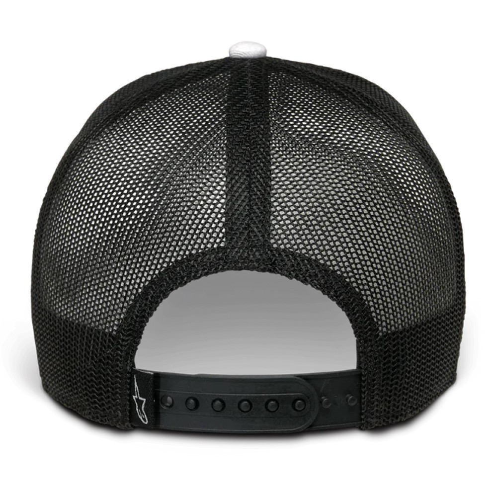 Alpinestars Hardware Trucker Cap Baseball Hat White Black