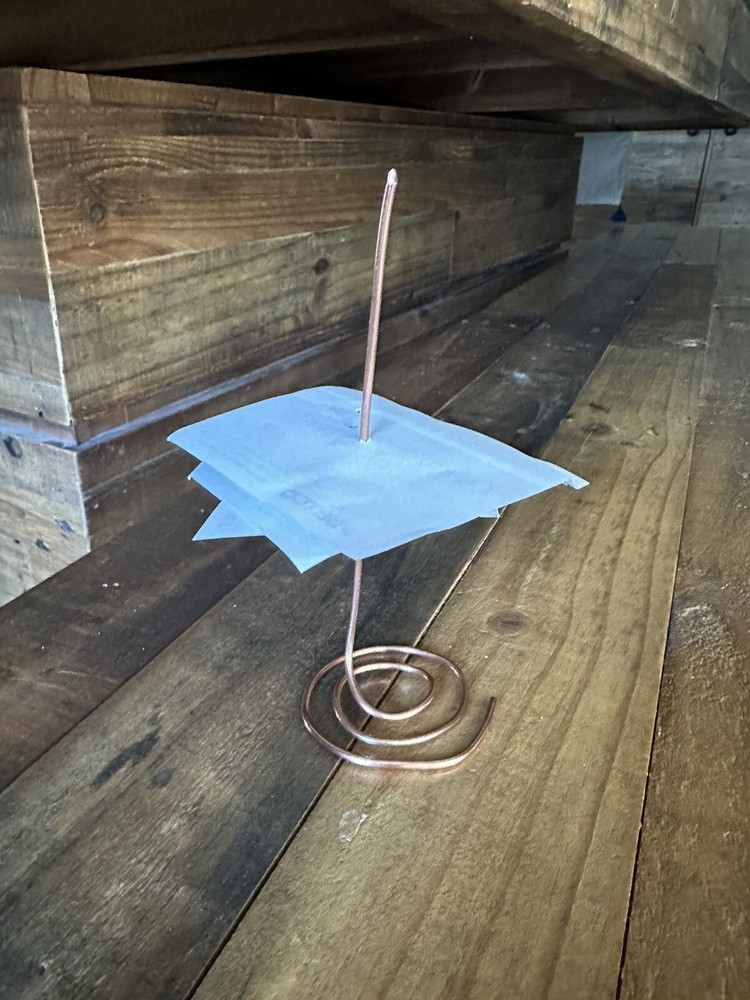 Copper Spike Letter Receipt Bill Post-it Ticket Poker Holder