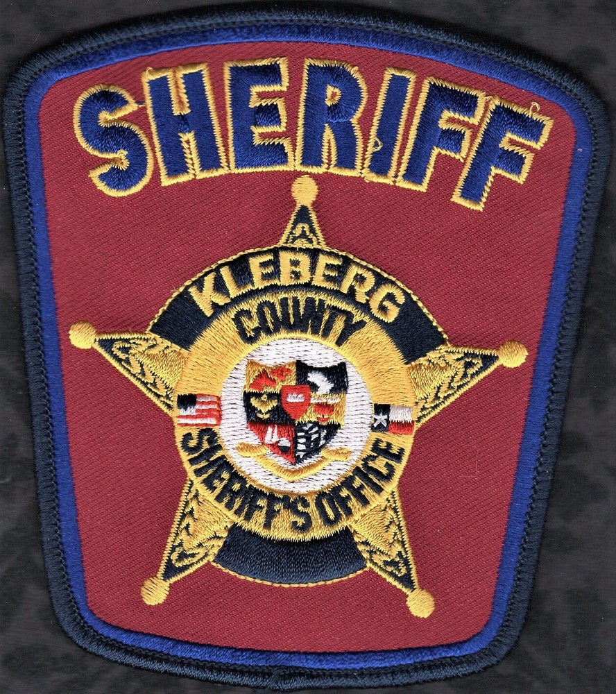 👀🤔😂👍 Kleberg County Texas Sheriff Shoulder Patch