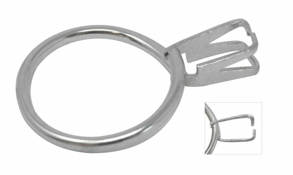 SILVER ADJUSTABLE SPRING TYPE RING DIAMOND GEM STONE JEWELRY DISPLAY HOLDER