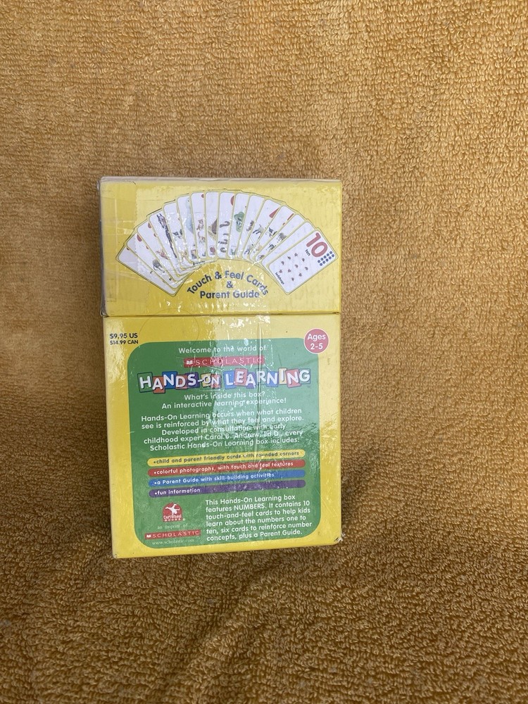 Hands On Learning Touch And Feel Cards