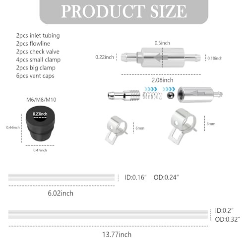 2Set Brake Bleeder Kit,Brake Fluid Bleeder Kit Includes 4PCS Brake 2PCS