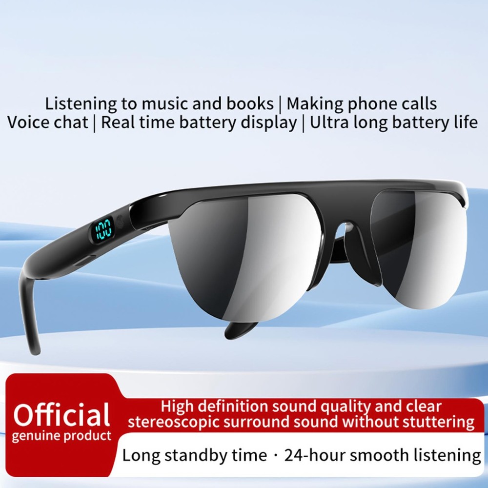 Smart Bluetooth Glasses Wireless Real-time Translation AI