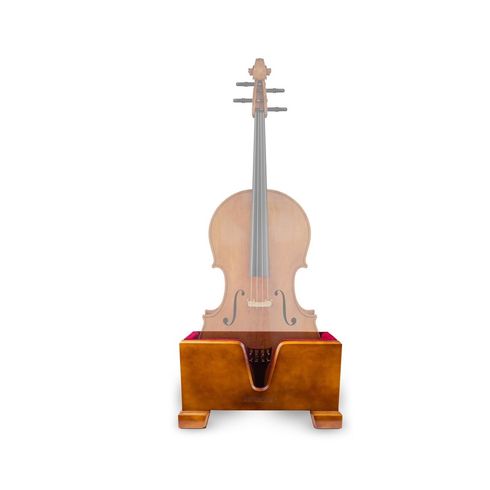 Mahogany-tone Cello Box Stand