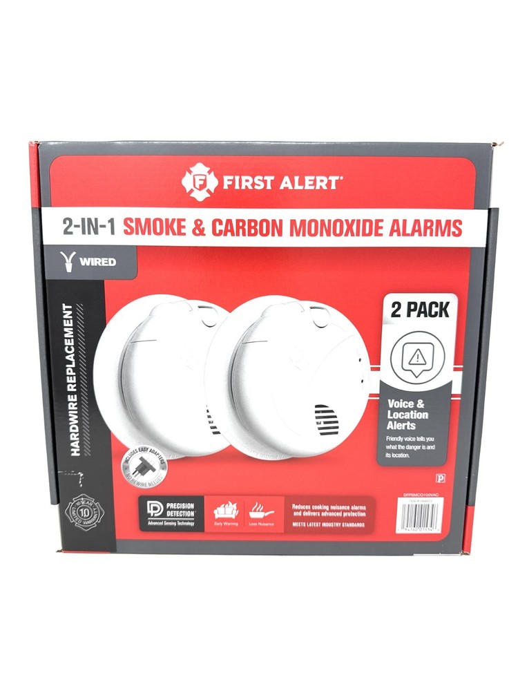 First Alert Hardwired Combo Smoke and CO Alarm