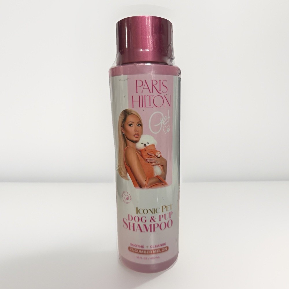 Paris Hilton Iconic Pet Dog & Pup Shampoo Cucumber Melon New