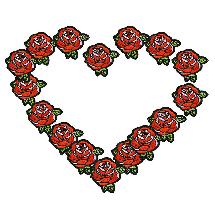 embroidered small Rose