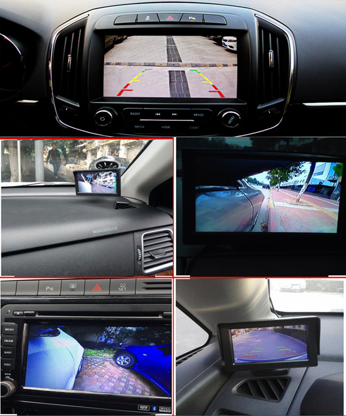 360 Degree Car Rear/Front Side View Camera Reversing Backup Camera Night Vision