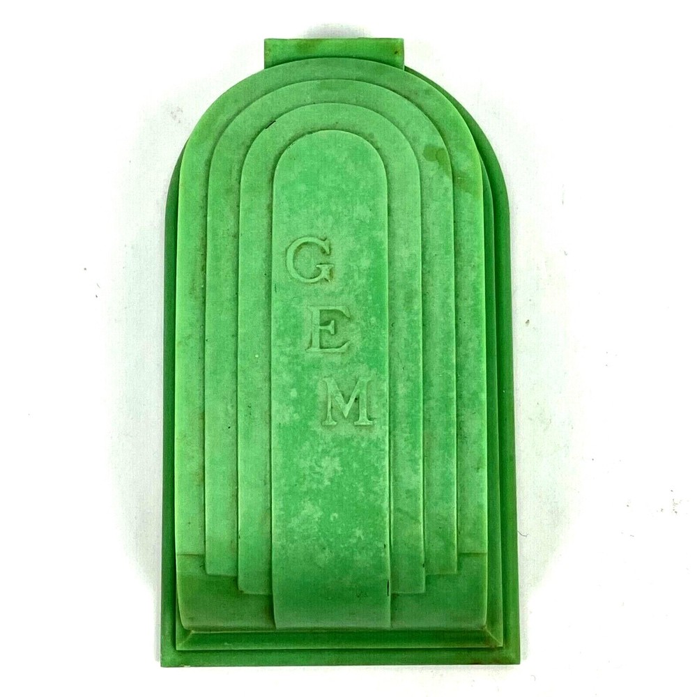 GEM Micromatic Razor Set Bakelite Case Instructions Single Edge Shaving Vintage