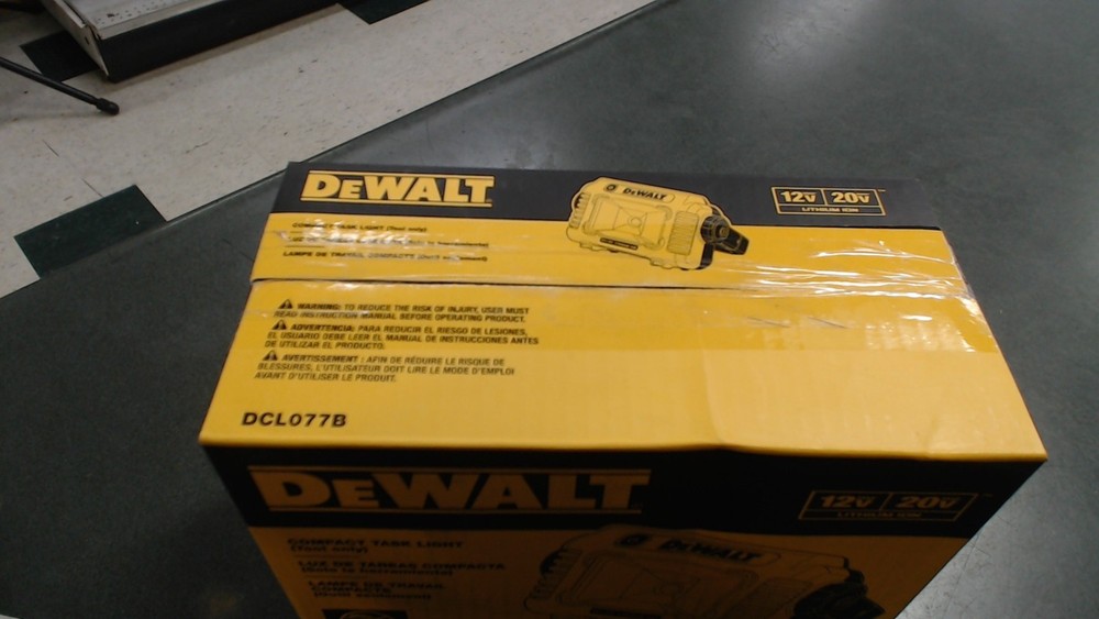 DeWalt 12v-20v Max Compact LED Task Light DCL077B (Tool Only) NEW FREE FAST SHIP