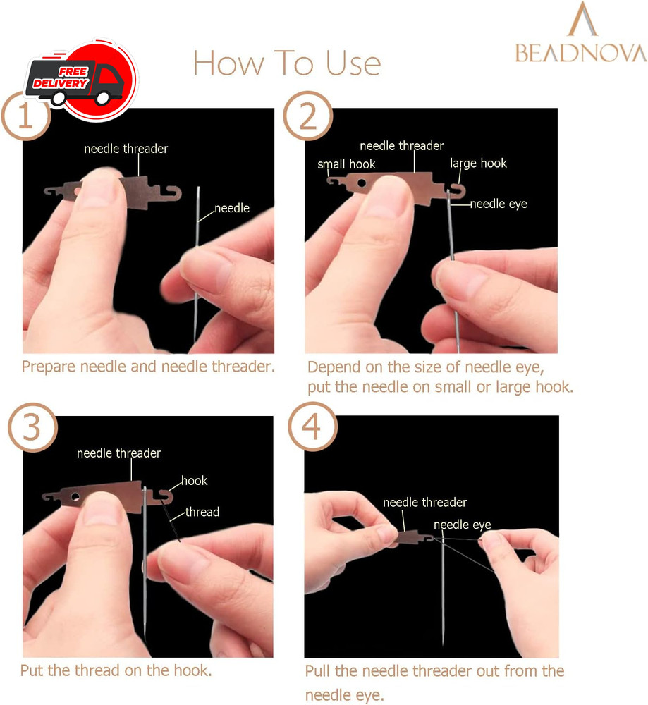 Needle Threaders 20Pcs Stainless Steel Sewing Needle Threader Tool Needle Thread