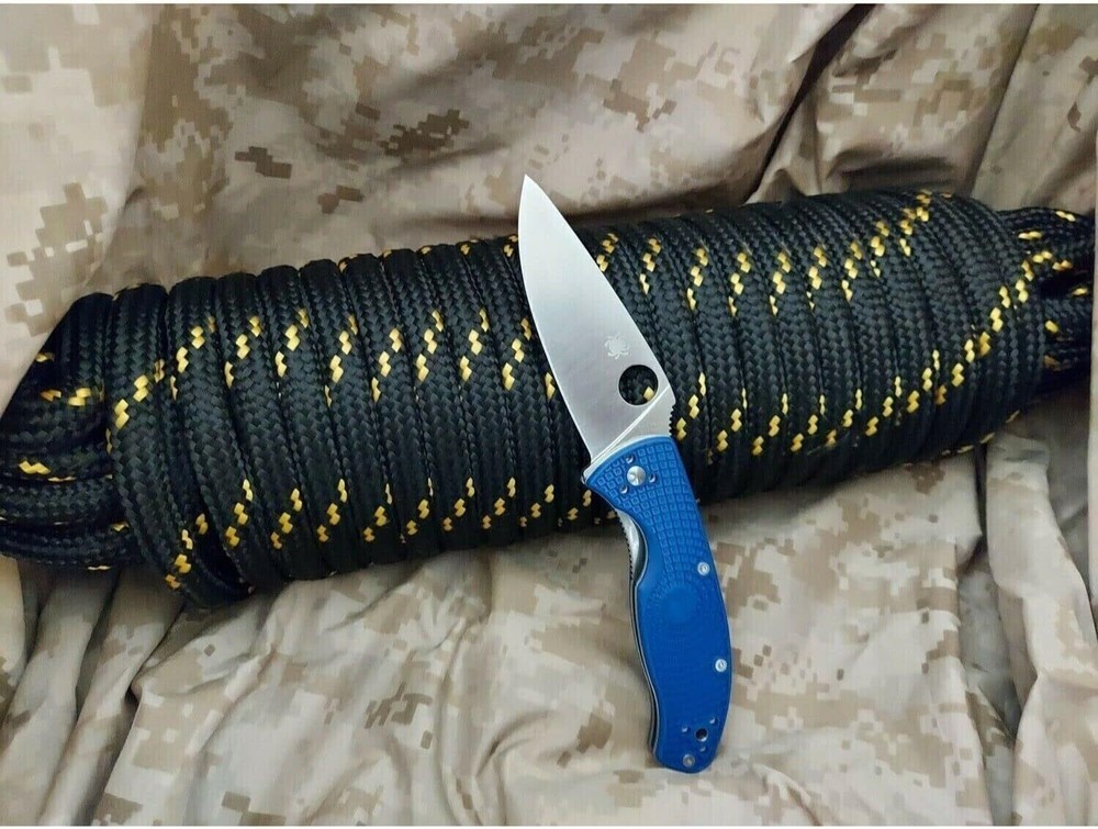 Spyderco Folding Knife Tenacious Plain Edge RUGGED