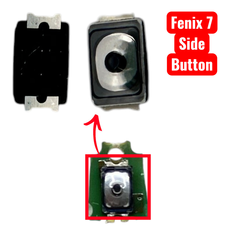 2 x Garmin Fenix 7 Side Button Tactile Switch Replacement OEM New Solder