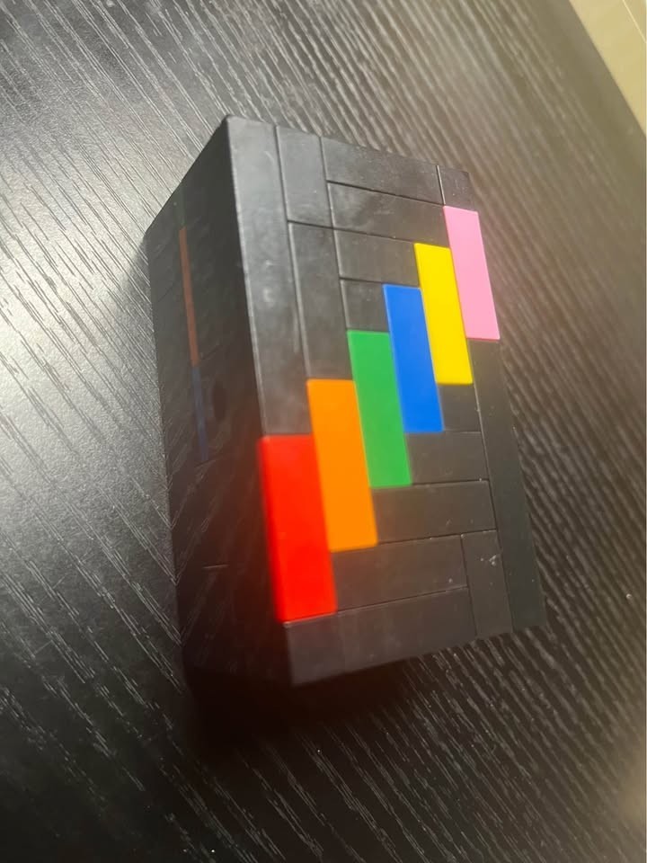 Rainbow Road Puzzle Box Building Blocks