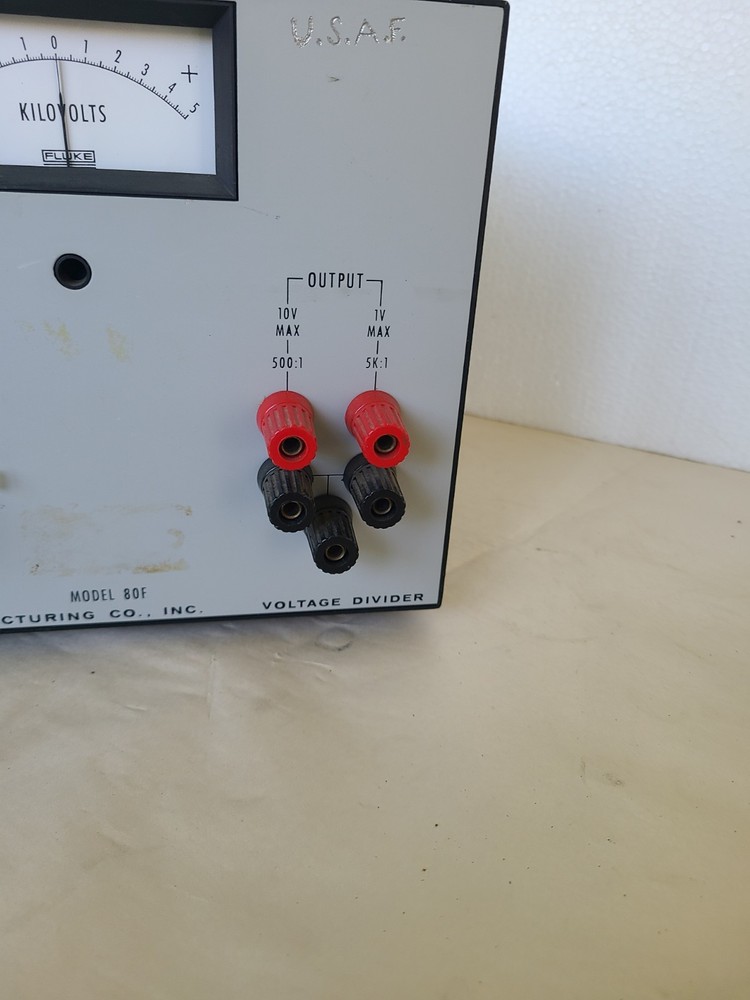 Fluke 80F (80E-5) 5KV MAX High Voltage Divider, AS IS UNTESTED