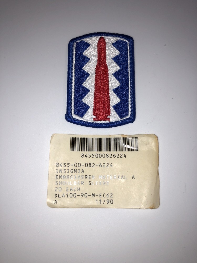 197th Infantry Brigade U.S. Army Shoulder Patch Insignia