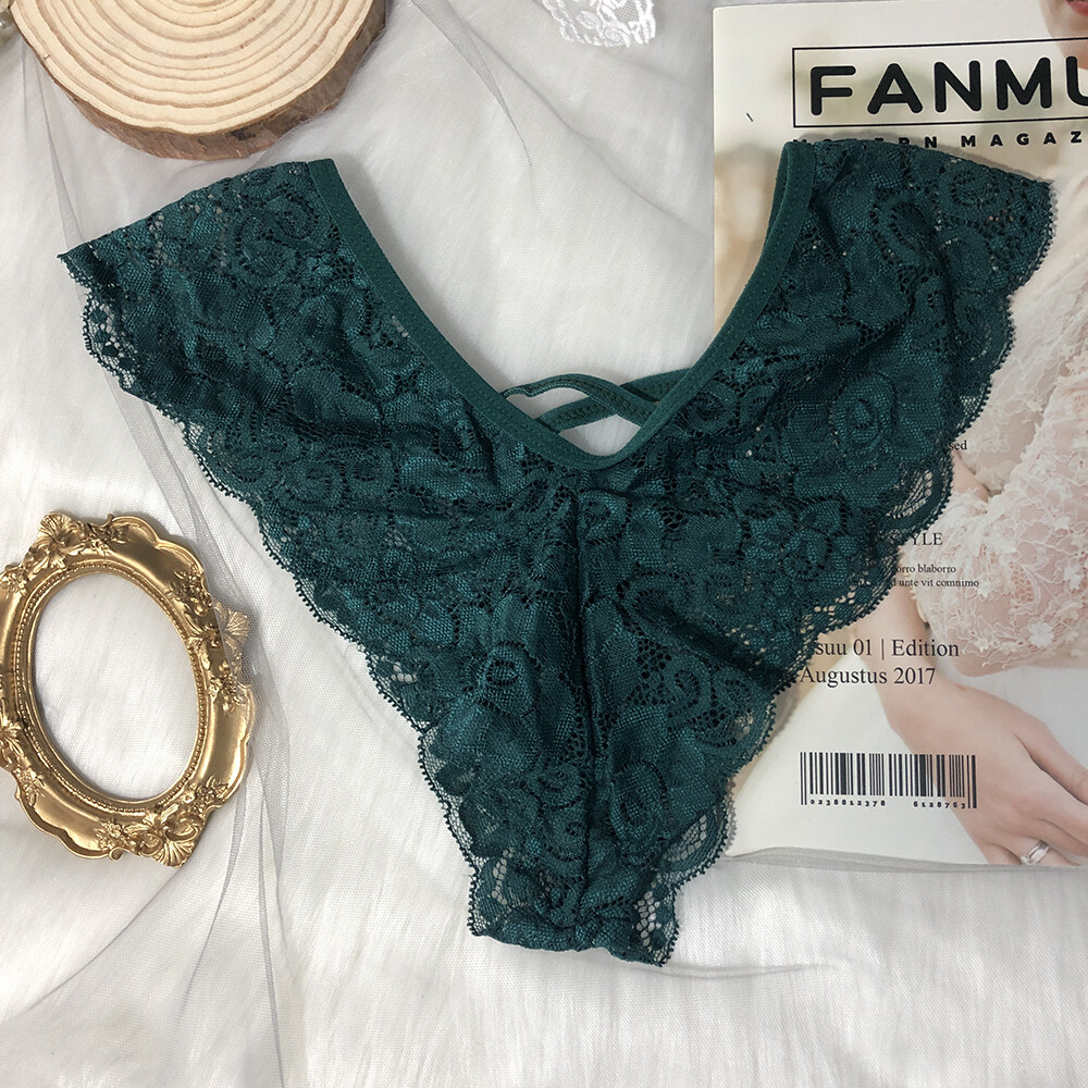 6 Packs Lot Womens French Lace Panties G string Thongs Brief Underwear Lingeries