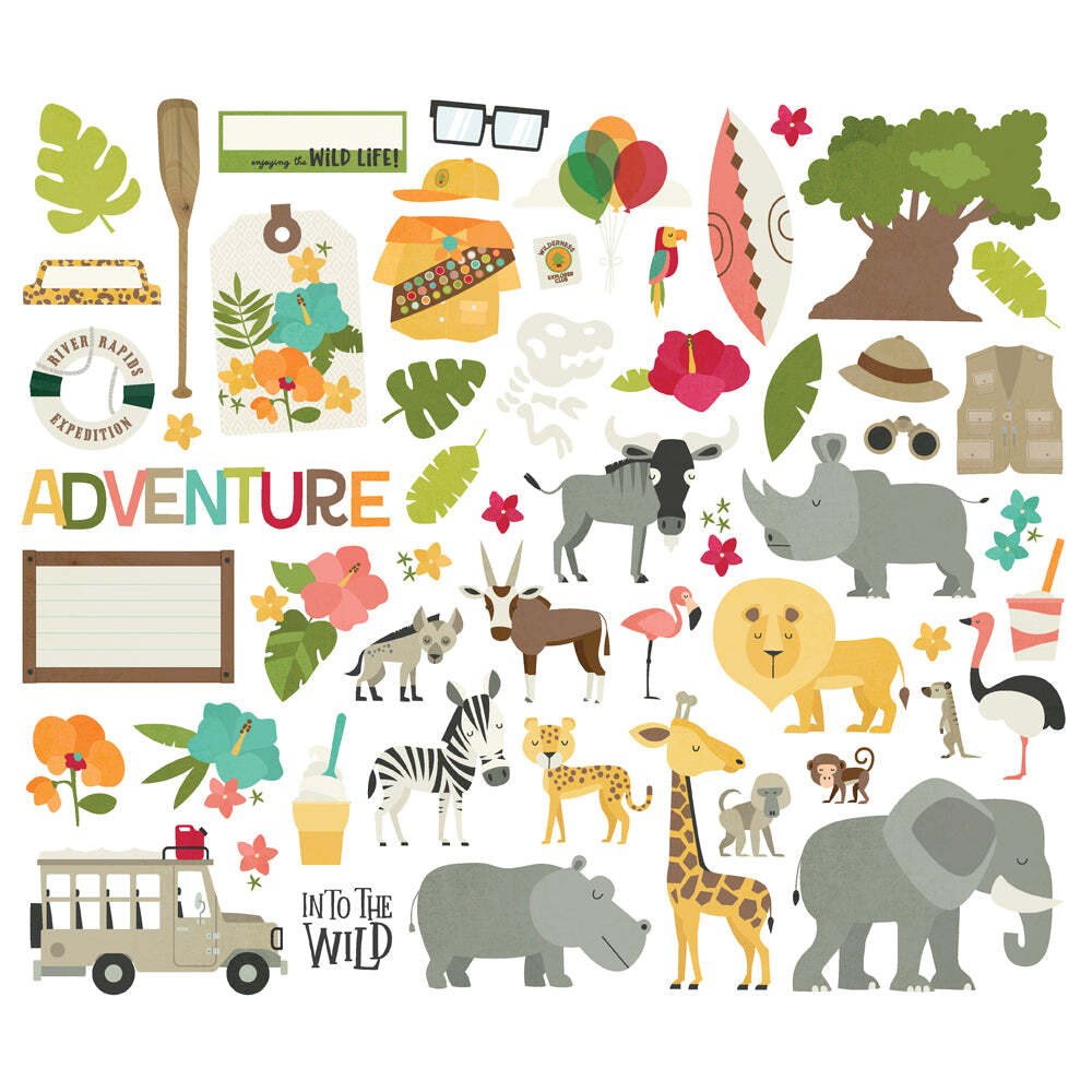 Simple Stories- Bits & Pieces - Say Cheese Wild, 22438