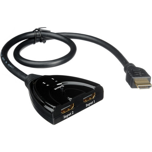 Comprehensive HDMI Switcher with Pigtail ( 2x1 HDMI ) , New