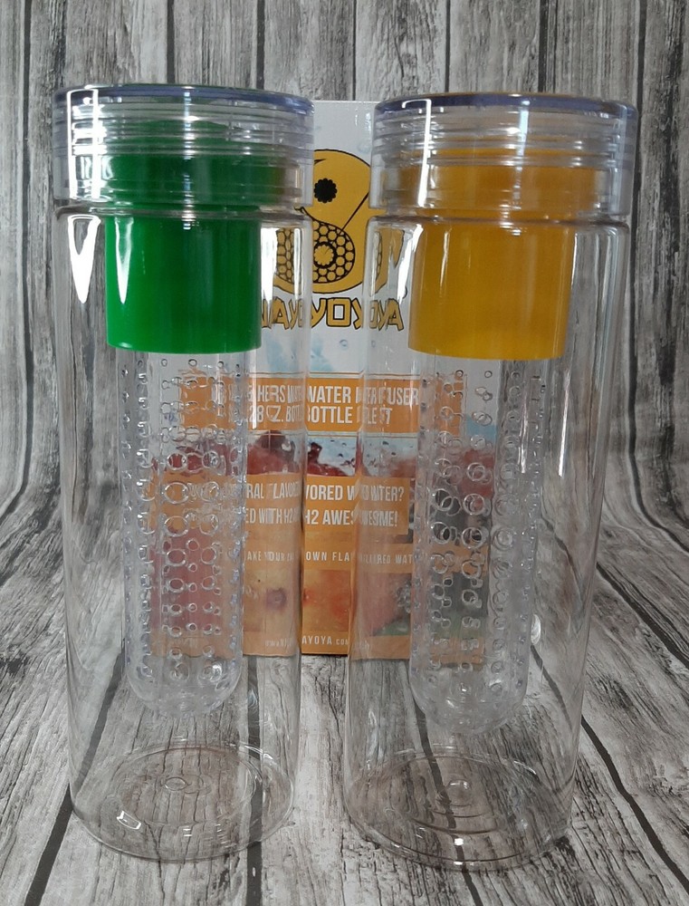 His And Hers Water Infuser 28oz Bottle Set
