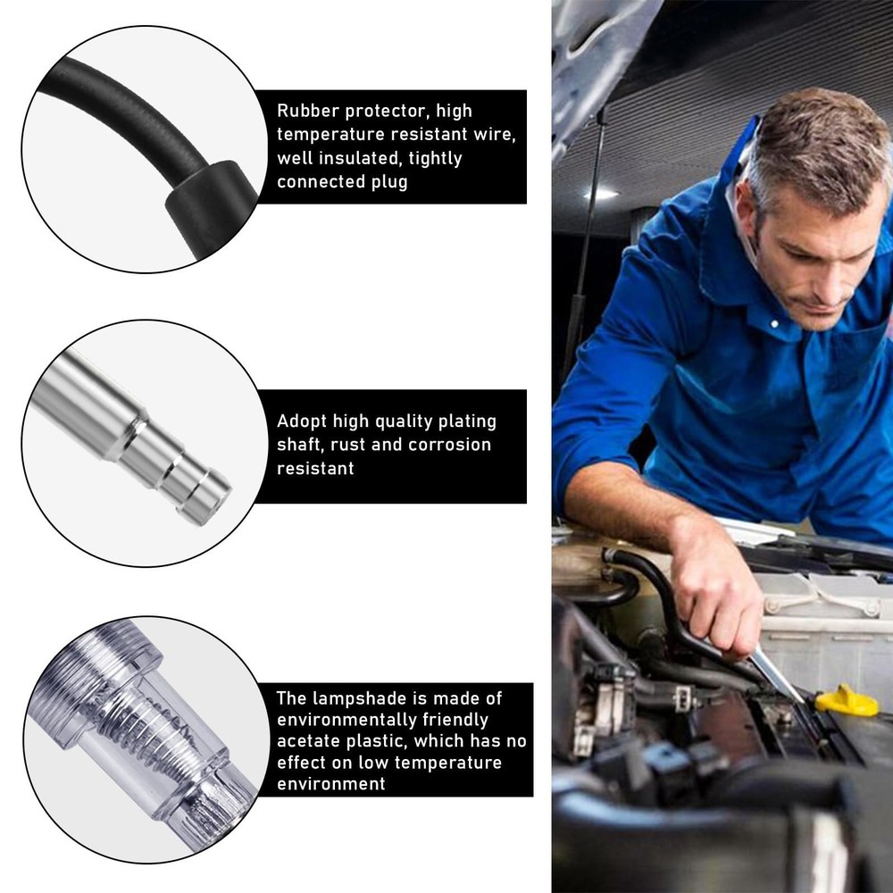 Inline Spark Plug Tester, Auto Straight Boot Engine Ignition Tester, Internal...